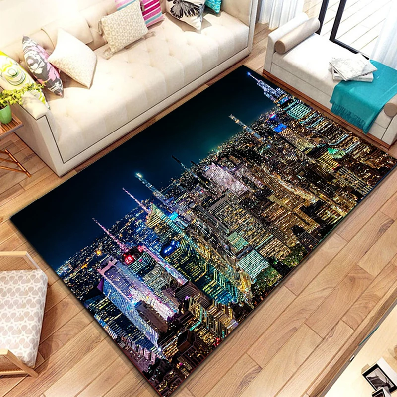 Home Textiles New York - Dywanik z widokiem na ulice Nowego