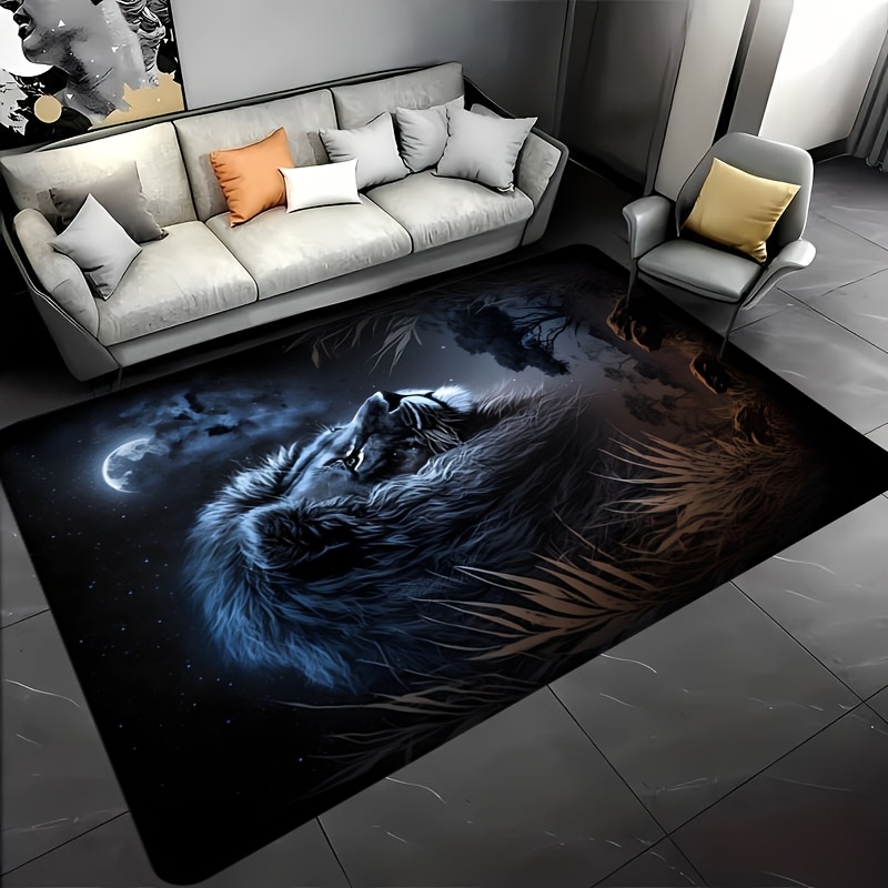Home Textiles Designer - Mata podłogowa Starry Night Lion -