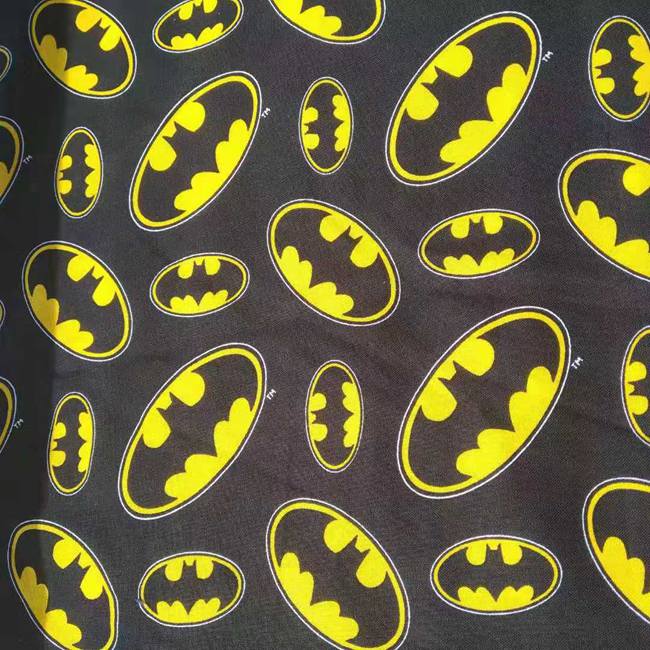 Home Textiles Designer - 140cm szerokość Cartoon Batman Logo Design